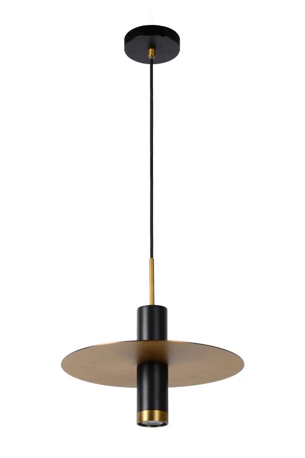 Lucide SELIN - Pendant light - Ø 35 cm - 1xGU10 - Black - off